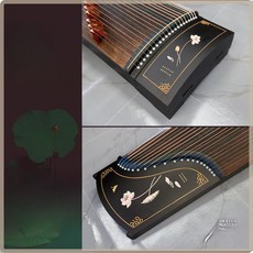 입문용 가야금 초보자 연주 국악 취미 전통 현악기, 1개, 163cm 물고기와 함께 물을 향한