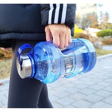 대형 손잡이물병 생수통 1.7~2.3L 헬스물병, 1.7리터-투명