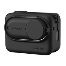 aMagisn Insta360 GO3 GO3S 運動相機機身矽膠保護套 含掛繩, 1個, GO3 GO3S 矽膠保護套
