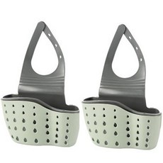 리빙쉘 싱크대 수세미 다용도 수납 걸이, 스카이2개