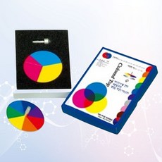 초등 과학실험 시각착시 빛의 삼원색 합성 원리 색팽이 첫과학 실험실습 학교, 1개, 상세페이지참조