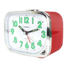 신영정밀 카파 이중벨 탁상시계 T872 알람시계 레드/블루, 레드