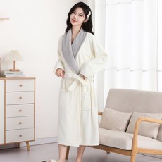 成人浴袍 速乾吸水 可穿式浴巾 酒店情侶睡袍浴衣