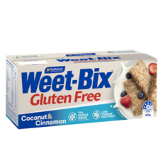 [글루텐프리] 위트빅스 코코넛 시나몬 시리얼 Weet-Bix Gluten Free Coconut & Cinnamon Cereal, 400g, 1개