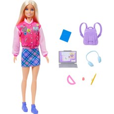 (Barbie) 3 HRG84 바비 인형 및 패션 스쿨 캐주얼 세트 키세카에 인형 · 하우스