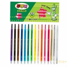 콩콩 색연필 적색 1개입 크래용