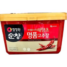 대상 명품 쌀로 만든 고추장 3kg 쌀 고추장 업소용, 1개