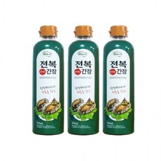 맛더한 전복간장 500g 3개, 1개, 1ml