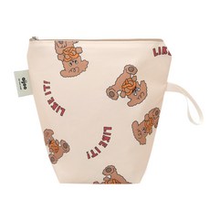 아이주 방수 양치컵 파우치 항균 양면방수 네임 다용도 주머니 어린이집 유치원 유아 입학 준비물 화장품 여행용 아동용 칫솔 가방, 양치컵파우치 프레첼