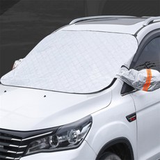 유즈Shop 자동차앞유리성애방지커버 사이드미러 커버 세트 자동차성에방지