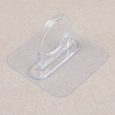 해피J보따리 무타공 부착식 원형고리 후크 1P 주방 욕실 다용도 소품걸이