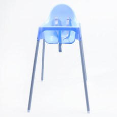 핫버튼 식당 아기의자 업소용 식탁의자 카페 하이체어, 블루
