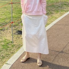 바스락 카고스커트 밴딩스커트 고무줄치마 아노락 봄 여름 임산부치마 임부복