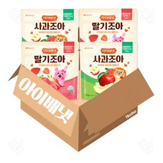 아이배냇 동결건조 과일칩 딸기조아+사과조아, 2세트, 27g