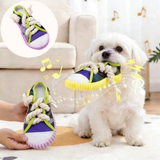 강아지 신발형 이갈이 장난감 고양이 공용, 1개, 라벤더 퍼플