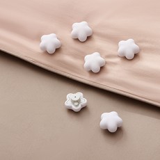 이불커버 매화꽃 무늬 퀼트 고정기 침대 시트 미끄럼방지 클립 가정용, 매화 화이트 바늘 미포함