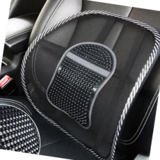매쉬 차량용 허리받침대 지압돌기 등받이 메쉬 통풍
