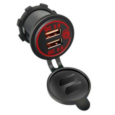 방우 QC 3.0 USB 2포트 카라반 캠핑카 소켓 DIY, QC3.0 USB 2포트, QC3.0 USB 2포트