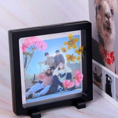 퍼스트샵 압화액자 블랙 14x14 양면액자