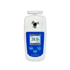 당도계 디지털 굴절계 디지털 과일 당도계 당도계 주스 음료 측정 범위 0-55% 굴절계 측정기, A, 화이트블루