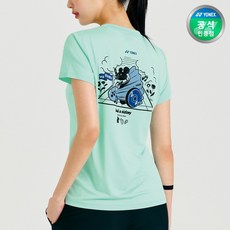 요넥스 269TR010F 여성용 배드민턴 반팔 티셔츠 이지웨어
