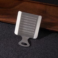 臺灣*出貨 酒吧靈魂 刨絲器 調酒刮絲器 磨粉器 檸檬皮擦絲器雞尾酒香料研磨, 1個, 方形磨粉器