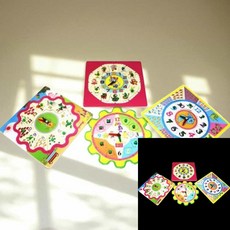 어린이학습용 원목 시계 놀이판 어린이교구 학습용품 놀이교구 교육용교구