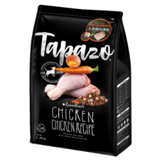TAPAZO特百滋 凍乾三重奏 狗狗飼料 15lb, 1個, 熟齡犬 低敏雞肉配方, 6.8kg, 雞