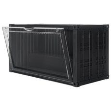 LAVIDA嚴選 貨櫃公仔展示盒 盲盒收納 置物模型 透明公仔收藏, 1個