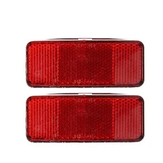 자전거 랙 반사경 후미등 사이클링 장비 경고 보드 액세서리 2 개, 02 2pcs, 2개