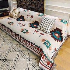 波西米亞風沙發蓋布 沙發巾 沙發墊, 提花-蘇克雷,90x180