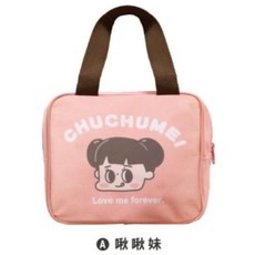 啾啾妹 便當提袋 大容量手提袋 午餐袋, 1個