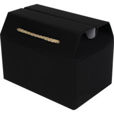 주호팩 끈손잡이 다용도 선물상자 02-4 (290x185x150), 50개, 블랙