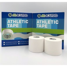 台灣自有品牌 運動白貼 2吋盒裝6卷 運動貼布 皮膚膜 貼扎用品, 1個