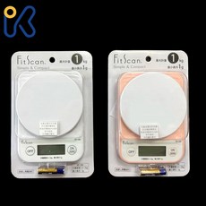 愛廚房 日本 Tanita KF-100 電子秤 白 粉 1kg/1g 電子磅秤 料理秤, 1個, 白色