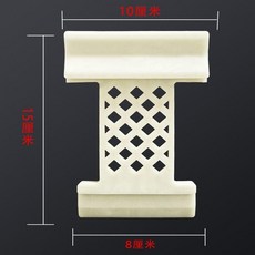 拓基 四槽合一 尼龍敲擊塊 木地板安裝工具, 1個, 四合一注模鏤空小號