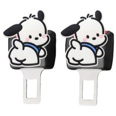 귀여운 캐릭터 자동차 안전벨트 클립, 10. 엉덩이-포챠코, 1세트