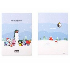 LINE FRIENDS BT21 冬日聖誕資料夾, 1個