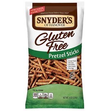 Snyders 글루텐 무함유 프레즐 스틱 226g(8oz) 2팩, 226g, 2개