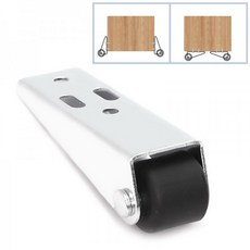 아이베란다 수평 수직 가능 미니바퀴 롤러 22x70mm, 1개