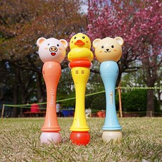 애니멀 버블스틱 동물 멜로디 자동 비눗방울 곰 오리 비누방울 버블건, 돼지, 1개