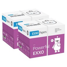 엑소 큐트베어 A4 복사용지(A4용지) 80g 2BOX(4000매), 2박스