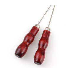 자체 송곳 가죽공예 팁 손바느질 구멍 펀치 드릴 구멍뚫기, 본 상품, 1개