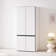 보루네오 마르체 스노우 비스포크 광폭 주방 렌지대 수납장, 화이트, 화이트