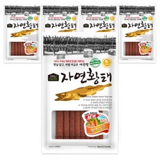 자연황태 강아지간식 황태&당근 스틱 5개입 부드러운 건강간식, 80g, 5개