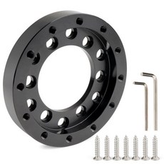 로지텍 G25 G27 스파르코 세트와 호환되는 Hotstar 레이싱 스티어링 휠 어댑터 플레이트 70MM 2.75인치, 로지텍 G25 G27 스파르코 세트와 호환되는 Hots