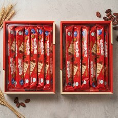 초콜릿맛 웨이퍼 오코 2박스60입, 오코 초콜릿맛 웨이퍼 간식 쿠키 2박스60입