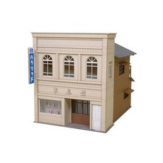 日本sankei 1/80.87 MK05系列 鐵道模型情景系列 紙模 DIY微型場景模型, 1個, 寫真館-6