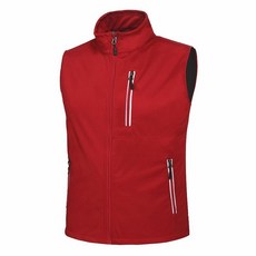 Ginsiom 남성용 조끼 외투 방풍 캐주얼 민소매 골프 조끼 주머니가 있는 경량 러닝 소프트쉘 조끼 블루. XXL