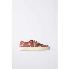 ZARA 자라 레이스업 스니커즈 - 레드 4472730600 QVZ631 XKG850